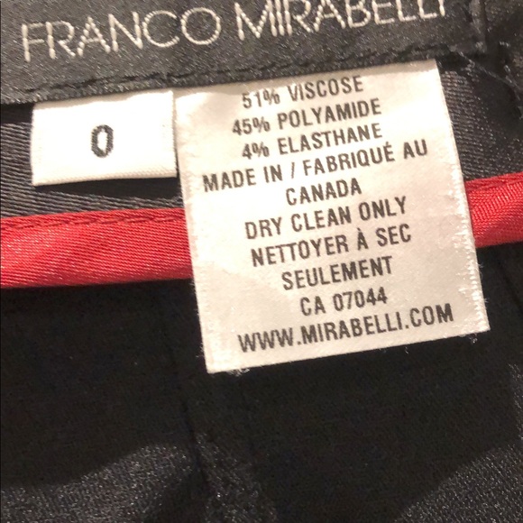 Franco Mirabelli Blazer Pants Evening Suit Size 0 - Picture 5 of 5